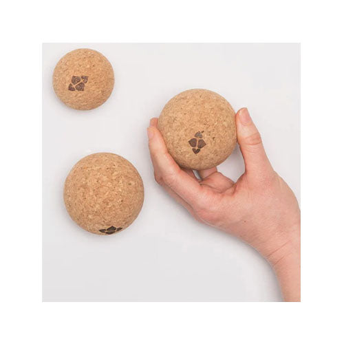 b, halfmoon Natural Cork Massage Ball Trio