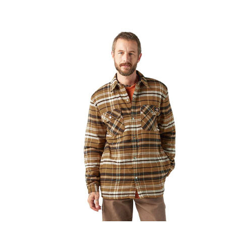 Dickies Men's Sherpa Lined Flannel Shirt