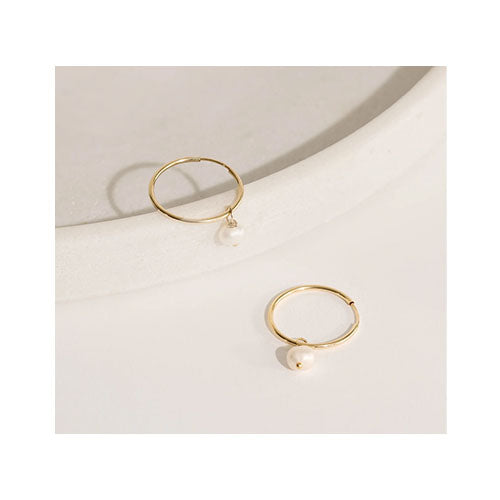 Kali & Sun Endless Pearl Hoops