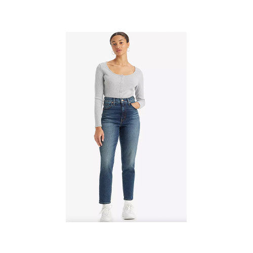 Levi's cropped mom jeans online