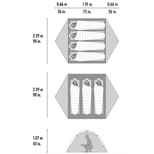 MSR Hubba Hubba LT 3 Tent