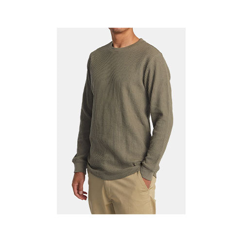 RVCA Men's Dayshift Long Sleeve Thermal Shirt