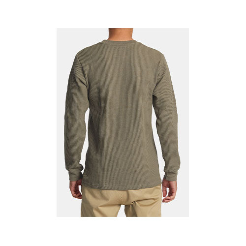 RVCA Men's Dayshift Long Sleeve Thermal Shirt