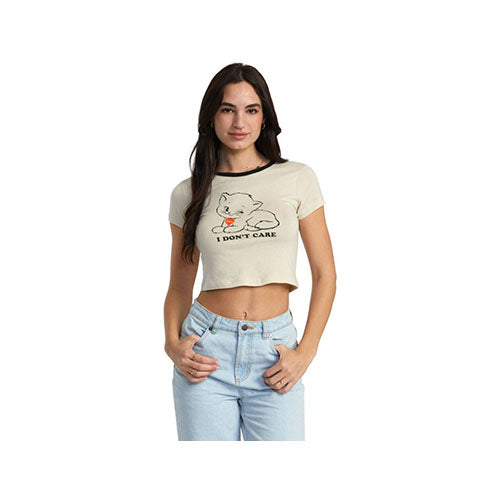 RVCA Women's Don't Care Tee