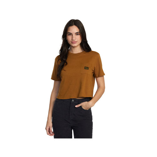 RVCA Women's Recession Pocket Tee