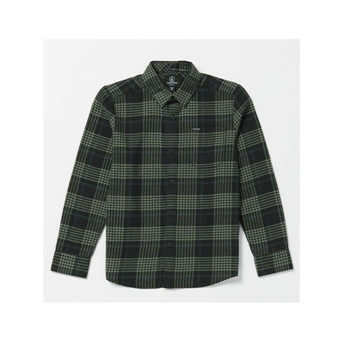 Volcom Boy's Caden Plaid Long Sleeve