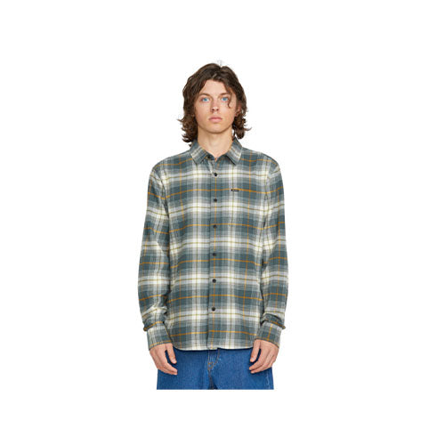 Volcom Men's Caden Plaid Long Sleeve