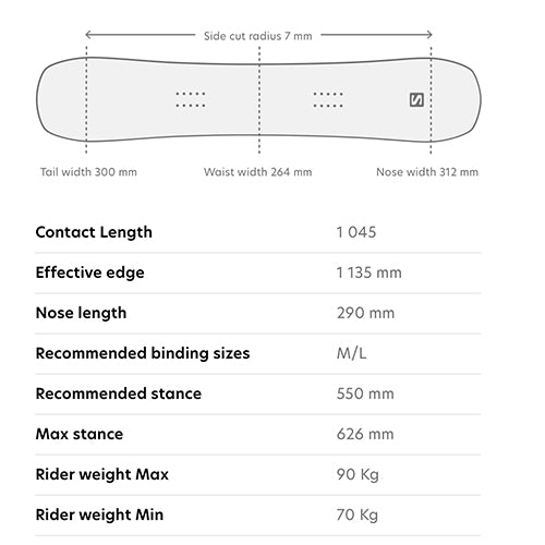 2023 Salomon Dancehall Snowboard