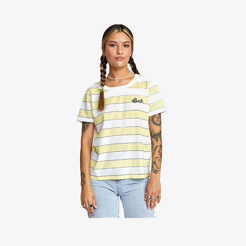 RVCA W Stripe SS Tee