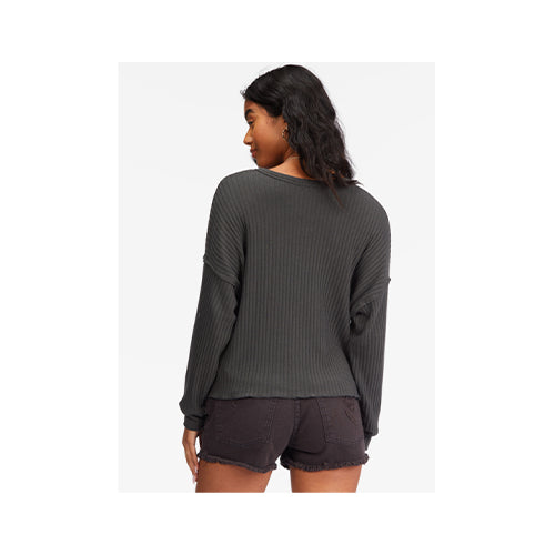 Billabong Women's So Easy Long Sleeve Knit Top