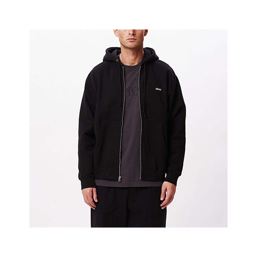 Obey Men's Tab Zip Pullover Hood