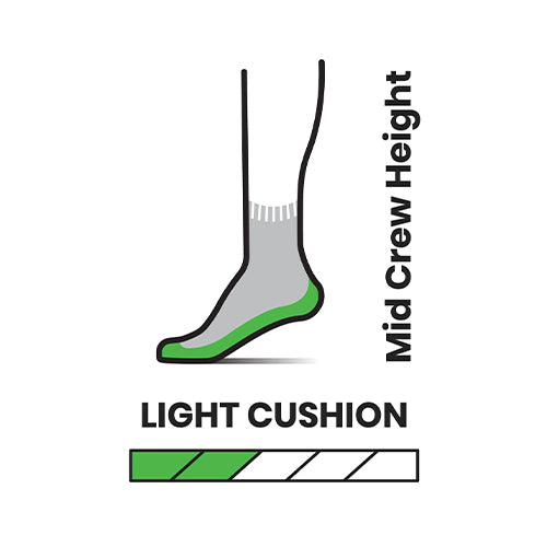 Smartwool Women's Light Cushion Mid Crew Socks