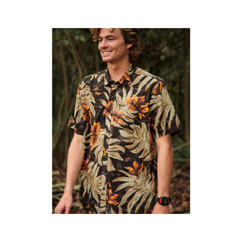 Volcom Marble Floral Short Sleeve Shirt